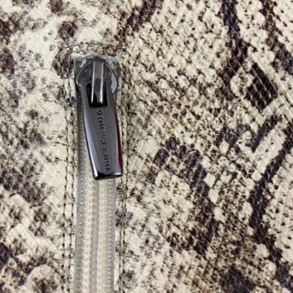 Vince Camuto Beaanna Natural Snake Print Leather Knee High Boot Size 7 - Picture 5 of 11